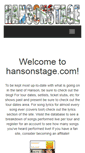Mobile Screenshot of hansonstage.com